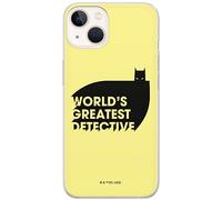 ERT GROUP mobile phone case for Iphone 13 original and officially Licensed DC pattern Batman 051 optimally adapted to the shape of the mobile phone, case made of TPU