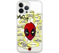 ERT GROUP Mobile Phone Case for iPhone 13 Pro Max, Original and Officially Licensed Marvel Pattern Deadpool 008, Perfectly Adapted to the Shape of the Mobile Phone, TPU Case, Partially Transparent