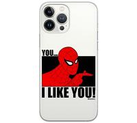 ERT GROUP mobile phone case for Iphone 13 PRO MAX original and officially Licensed Marvel pattern Spider Man 034 optimally adapted to the shape of the mobile phone, partially transparent