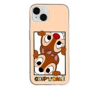 ERT GROUP mobile phone case for Iphone 14 original and officially Licensed Disney pattern Chip & Dale 005 optimally adapted to the shape of the mobile phone, case made of TPU
