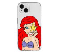 ERT GROUP mobile phone case for Iphone 14 PLUS original and officially Licensed Disney pattern Ariel 009 optimally adapted to the shape of the mobile phone, partially transparent