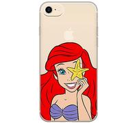ERT GROUP mobile phone case for Iphone 7/8/ SE 2/ SE 3 original and officially Licensed Disney pattern Ariel 009 optimally adapted to the shape of the mobile phone, partially transparent