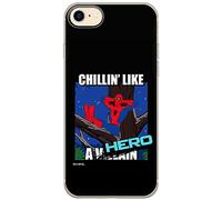 ERT GROUP mobile phone case for Iphone 7/8/ SE 2/ SE 3 original and officially Licensed Marvel pattern Spider Man 033 optimally adapted to the shape of the mobile phone, case made of TPU