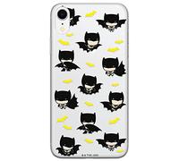 ERT GROUP mobile phone case for Iphone XR original and officially Licensed DC pattern Batman 077 optimally adapted to the shape of the mobile phone, partially transparent