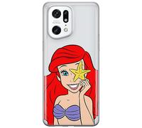 ERT GROUP mobile phone case for Oppo FIND X5 PRO original and officially Licensed Disney pattern Ariel 009 optimally adapted to the shape of the mobile phone, partially transparent
