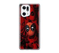 ERT GROUP mobile phone case for Oppo FIND X5 PRO original and officially Licensed Marvel pattern Deadpool 001 optimally adapted to the shape of the mobile phone, case made of TPU