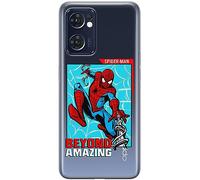 ERT GROUP mobile phone case for Oppo RENO 7 5G original and officially Licensed Marvel pattern Spider Man 041 optimally adapted to the shape of the mobile phone, partially transparent