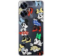 ERT GROUP mobile phone case for Realme C55 original and officially Licensed Disney pattern Minnie 076 optimally adapted to the shape of the mobile phone, partially transparent