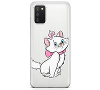 ERT GROUP mobile phone case for Samsung A03S original and officially Licensed Disney pattern Marie 007 optimally adapted to the shape of the mobile phone, partially transparent