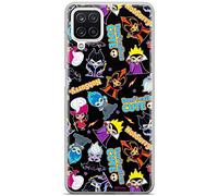 ERT GROUP mobile phone case for Samsung A12 / M12 / F12 original and officially Licensed Disney pattern Disney Villains 008 optimally adapted to the shape of the mobile phone, case made of TPU