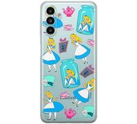 ERT GROUP mobile phone case for Samsung A13 5G/ A04s original and officially Licensed Disney pattern Alice 011 optimally adapted to the shape of the mobile phone, partially transparent