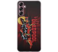 ERT GROUP mobile phone case for Samsung A14 4G/5G original and officially Licensed Marvel pattern Deadpool 009 optimally adapted to the shape of the mobile phone, case made of TPU