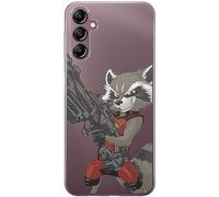 ERT GROUP mobile phone case for Samsung A14 4G/5G original and officially Licensed Marvel pattern Rocket 008 optimally adapted to the shape of the mobile phone, partially transparent
