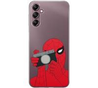 ERT GROUP mobile phone case for Samsung A14 4G/5G original and officially Licensed Marvel pattern Spider Man 026 optimally adapted to the shape of the mobile phone, partially transparent