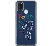 ERT GROUP mobile phone case for Samsung A21s original and officially Licensed Disney pattern Winnie the Pooh and friends 004 optimally adapted to the shape of the mobile phone, case made of TPU