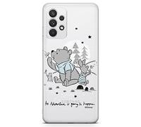 ERT GROUP mobile phone case for Samsung A32 4G LTE original and officially Licensed Disney pattern Winnie the Pooh and friends 008 adapted to the shape of the mobile phone, partially transparent