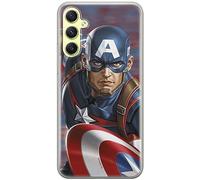 ERT GROUP mobile phone case for Samsung A34 5G original and officially Licensed Marvel pattern Capitan America 022 optimally adapted to the shape of the mobile phone, case made of TPU