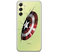 ERT GROUP mobile phone case for Samsung A34 5G original and officially Licensed Marvel pattern Capitan America 023 optimally adapted to the shape of the mobile phone, partially transparent
