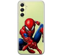 ERT GROUP mobile phone case for Samsung A34 5G original and officially Licensed Marvel pattern Spider Man 040 optimally adapted to the shape of the mobile phone, partially transparent