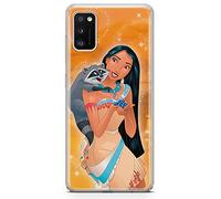ERT GROUP mobile phone case for Samsung A41 original and officially Licensed Disney pattern Pocahontas and Meeko 001 optimally adapted to the shape of the mobile phone, case made of TPU