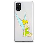 ERT GROUP mobile phone case for Samsung A41 original and officially Licensed Disney pattern Tinker Bell 005 optimally adapted to the shape of the mobile phone, partially transparent