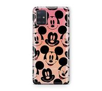 ERT GROUP mobile phone case for Samsung A51 original and officially Licensed Disney pattern Mickey 018 optimally adapted to the shape of the mobile phone, partially transparent