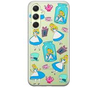 ERT GROUP mobile phone case for Samsung A54 5G original and officially Licensed Disney pattern Alice 011 optimally adapted to the shape of the mobile phone, partially transparent