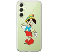 ERT GROUP mobile phone case for Samsung A54 5G original and officially Licensed Disney pattern Pinocchio 001 optimally adapted to the shape of the mobile phone, partially transparent