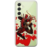 ERT GROUP mobile phone case for Samsung A54 5G original and officially Licensed Marvel pattern Deadpool 011 optimally adapted to the shape of the mobile phone, partially transparent