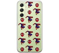 ERT GROUP mobile phone case for Samsung A54 5G original and officially Licensed Marvel pattern Spider Man 025 optimally adapted to the shape of the mobile phone, partially transparent