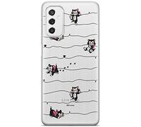 ERT GROUP mobile phone case for Samsung M52 5G original and officially Licensed Disney pattern Cat Figaro 001 optimally adapted to the shape of the mobile phone, partially transparent