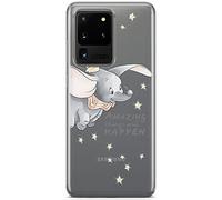 ERT GROUP Mobile phone case for Samsung S20 Ultra, original and officially licensed Disney pattern Dumbo 010, perfectly adapted to the shape of the mobile phone, partially transparent