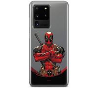 ERT GROUP Mobile phone case for Samsung S20 Ultra original and officially licensed Marvel pattern Deadpool 006 optimally adapted to the shape of the mobile phone, partially transparent