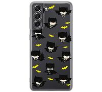 ERT GROUP mobile phone case for Samsung S21 FE original and officially Licensed DC pattern Batman 077 optimally adapted to the shape of the mobile phone, partially transparent