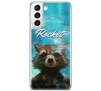 ERT GROUP mobile phone case for Samsung S21 original and officially Licensed Marvel pattern Rocket 006 optimally adapted to the shape of the mobile phone, case made of TPU