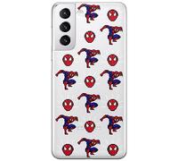 ERT GROUP mobile phone case for Samsung S21 original and officially Licensed Marvel pattern Spider Man 025 optimally adapted to the shape of the mobile phone, partially transparent