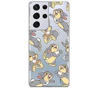 ERT GROUP mobile phone case for Samsung S21 ULTRA original and officially Licensed Disney pattern Thumper 003 optimally adapted to the shape of the mobile phone, partially transparent