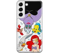 ERT GROUP mobile phone case for Samsung S22 PLUS original and officially Licensed Disney pattern Ariel 008 optimally adapted to the shape of the mobile phone, partially transparent