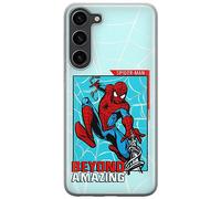 ERT GROUP mobile phone case for Samsung S23 original and officially Licensed Marvel pattern Spider Man 041 optimally adapted to the shape of the mobile phone, case made of TPU