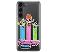 ERT GROUP mobile phone case for Samsung S23 original and officially Licensed The Powerpuff Girls pattern 030 optimally adapted to the shape of the mobile phone, partially transparent