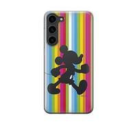 ERT GROUP mobile phone case for Samsung S23 PLUS original and officially Licensed Disney pattern Mickey 028 optimally adapted to the shape of the mobile phone, partially transparent