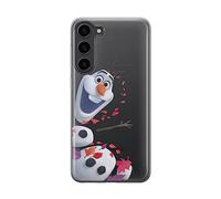 ERT GROUP mobile phone case for Samsung S23 PLUS original and officially Licensed Disney pattern Olaf 003 optimally adapted to the shape of the mobile phone, partially transparent