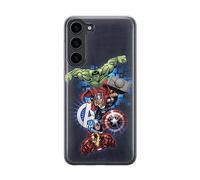 ERT GROUP mobile phone case for Samsung S23 PLUS original and officially Licensed Marvel pattern Avengers 001 optimally adapted to the shape of the mobile phone, case made of TPU