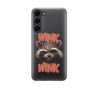 ERT GROUP mobile phone case for Samsung S23 PLUS original and officially Licensed Marvel pattern Rocket 003 optimally adapted to the shape of the mobile phone, partially transparent