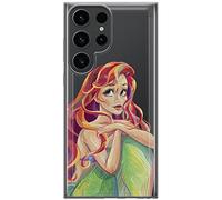 ERT GROUP mobile phone case for Samsung S23 ULTRA original and officially Licensed Disney pattern Ariel 004 optimally adapted to the shape of the mobile phone, partially transparent