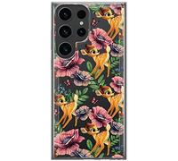 ERT GROUP mobile phone case for Samsung S23 ULTRA original and officially Licensed Disney pattern Bambi 015 optimally adapted to the shape of the mobile phone, partially transparent