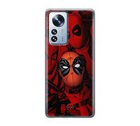 ERT GROUP mobile phone case for Xiaomi 12 PRO original and officially Licensed Marvel pattern Deadpool 001 optimally adapted to the shape of the mobile phone, case made of TPU