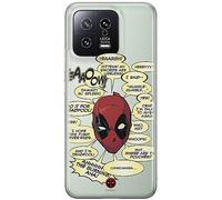 ERT GROUP mobile phone case for Xiaomi 13 original and officially Licensed Marvel pattern Deadpool 008 optimally adapted to the shape of the mobile phone, partially transparent
