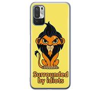 ERT GROUP mobile phone case for Xiaomi REDMI NOTE 10 5G / POCO M3 PRO original and officially Licensed Disney pattern Scar 001 optimally adapted to the shape of the mobile phone, case made of TPU