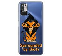 ERT GROUP mobile phone case for Xiaomi REDMI NOTE 10 5G / POCO M3 PRO original and officially Licensed Disney pattern Scar 001 optimally adapted to the shape of the mobile phone, partially transparent